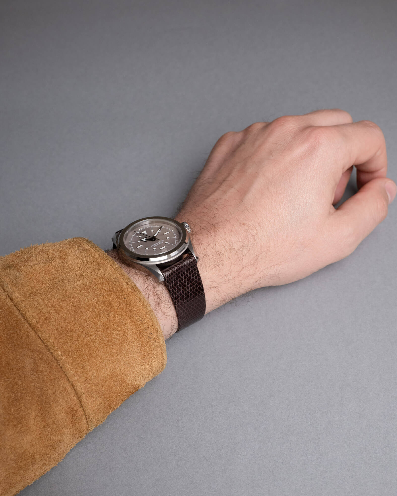 Bracelet Lézard - Marron